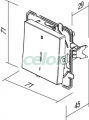 LOGIQ Intrerupator bipolar 16A Cu indicator luminos Alb, Prize - Intrerupatoare, Gama Logiq - Tem, Mecanisme Logiq, Tem