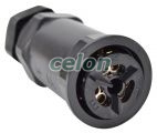 Manson de cablu cu presetupe, tip Y, de ramificatie 0.5-4 mm2, IP68, PC+PA6.6, 3P, 450VAC, 24A, Alte Produse, Tracon Electric, Materiale auxiliare, Presetupe, Manşon de cablu cu presetupe, Tracon Electric