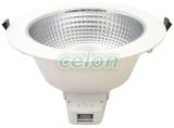 LED mélysugárzó változtathatószínhőmérséklettel 230VAC,25W,2280/2650/2450lm,3000/4000/5700K,90°,IP54, EEI=F, Egyéb termékek, Tracon Electric, Világító- és lámpatestek, LED panel és mélysugárzó, LED mélysugárzó változtatható színhőmérséklettel, Tracon Electric