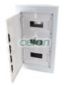 Cutie de distribuţie PT, uşăalbă, plană 3×12 (36) modul, IP40, (H×W×D=570×330×100mm), Alte Produse, Tracon Electric, Cutii şi dulapuri, Cutii de distribuţie, Cutii de distribuţie PT, cu uşă plană, Tracon Electric