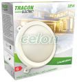 CIL.LED cu grad de protecţie, rotund, carcasă mat.plastic 230 V, 50 Hz, 6 W, 420 lm, 4000 K, IP54, EEI=G, Alte Produse, Tracon Electric, Iluminat - şi corpuri de iluminat, Corpuri de iluminat cu grad de protecţie, Corpuri de iluminat cu grad de protecţie, cu sursă LED, Tracon Electric