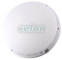 Corp de iluminat rotund ,de tavan, cu grad de protecție 230V, 50Hz, 18W, 1600lm, 4000K, IP65, D=250mm, EEI=F, Alte Produse, Tracon Electric, Iluminat - şi corpuri de iluminat, Aplice de perete, CIL LED, protejat, seria MFO, Tracon Electric