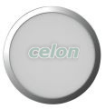 Corp de iluminat rotund ,de tavan, cu cadru cromat 230V, 50Hz, 18W, 1500lm, 4000K, D=225mm, EEI=G, Alte Produse, Tracon Electric, Iluminat - şi corpuri de iluminat, Aplice de perete, Aplice de perete LED, seria MFP, Tracon Electric