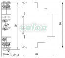 Releu de supraveghere a tensiunii pentru retele monofazate AC/DC 110-240V, U> U< = 65-260V, t=0,1-10s, Alte Produse, Tracon Electric, Relee, Relee de protecţie, Relee de protecţie NARV, Tracon Electric