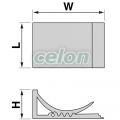 Suport de cablu autoadeziv L=20mm, W=24mm, H=9mm, Alte Produse, Tracon Electric, Elemente de fixare, Elemente de fixare cabluri şi ţevi, Suport de cablu autoadeziv, Tracon Electric