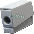 Conector pentru corpuri de iluminat In: 1-2,5mm2; Out: 0,5-2,5mm2, 24A, 400VAC, 2P, Alte Produse, Tracon Electric, Elemente de conexiune, Conexiuni, ramificaţii, Conector pentru corpuri de iluminat, Tracon Electric