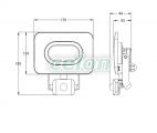 Proiector SMD cu detector de mișcare, negru 220-240V,30W,4000K,IP65,2700lm,,120°, 10s-7min, 3-10m, EEI=F, Alte Produse, Tracon Electric, Iluminat - şi corpuri de iluminat, Proiectoare, Proiectoare LED, RSMDLMH seria, Tracon Electric