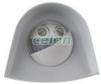 Corp iluminat de perete cu detector de miscare,formă rotundă 230VAC, 10W, 140°, 2-9m, 10s-5m, 4500K , IP54, 800lm, EEI=G, Alte Produse, Tracon Electric, Iluminat - şi corpuri de iluminat, Aplice de perete, Corpuri de iluminat din material plastic, de perete, cu detector de mişcare, Tracon Electric