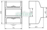 Contor electromecanic de en.electrică, direct, 1 F, 4 mod. 230VAC / 10(100)A, Alte Produse, Tracon Electric, Aparate de măsură, Contoare de energie electrică, Contoare electrice monofazate, Tracon Electric