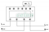 Contor electromecanic de en.electrică, direct, 1 F, 4 mod. 230VAC / 10(100)A, Alte Produse, Tracon Electric, Aparate de măsură, Contoare de energie electrică, Contoare electrice monofazate, Tracon Electric