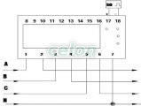 Contor electromecanic de en.electrică, direct, 3 F, 7 mod. 400VAC / 10(100)A, Alte Produse, Tracon Electric, Aparate de măsură, Contoare de energie electrică, Contoare electrice trifazate, Tracon Electric