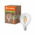 LED CLASSIC GLOBE ENERGY EFFICIENCY A S LED izzó E27 Semleges fehér 4000K 3.80W 806lm, Fényforrások, LED fényforrások, LED nagygömb izzók, Ledvance