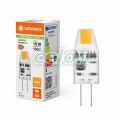 LED PIN MICRO 12V P LED izzó G4 Meleg fehér 2700K 1W 100lm, Fényforrások, LED fényforrások, GU4 LED izzók, Ledvance