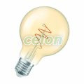 VINTAGE 1906 LED CLASSIC GLOBE DIMMABLE LED Vintage Dekor izzó 4.90W 470lm E27 2200K, Fényforrások, LED Vintage Edison dekor izzók, Osram