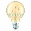 VINTAGE 1906 LED CLASSIC GLOBE DIMMABLE LED Vintage Dekor izzó 4.90W 470lm E27 2200K, Fényforrások, LED Vintage Edison dekor izzók, Osram