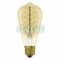 VINTAGE 1906 LED CLASSIC SLIM FILAMENT EDISON DIMMABLE Bec Led Decorativ Vintage 4.80W 420lm E27 2200K, Surse de Lumina, Lampi LED Vintage Edison, Osram