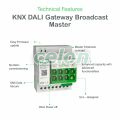KNX, DALI gateway Broadcast Master Secure, Alte Produse, Schneider Electric, Alte Produse, Merten