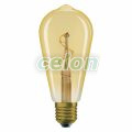 Vintage 1906 Edison Spiral Filament 1.8W 822 Gold E27, Surse de Lumina, Lampi LED Vintage Edison, Osram