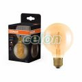 Vintage 1906 Globe 80 Spiral Filament 1.8W 822 Gold E27, Surse de Lumina, Lampi LED Vintage Edison, Osram