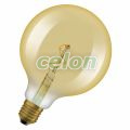 Vintage 1906 Globe 125 Spiral Filament 1.8W 822 Gold E27, Surse de Lumina, Lampi LED Vintage Edison, Osram