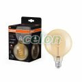 Vintage 1906 Globe 95 40 Spiral Filament DIM 4.9W 922 Gold E27, Surse de Lumina, Lampi LED Vintage Edison, Osram