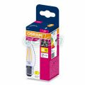 Led Classic B 40 Filament 3.4W 2700K Clear E27, Surse de Lumina, Lampi cu LED, Becuri LED forma lumanare, Osram
