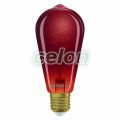 Vintage 1906 Edison 5 Spiral Filament DIM 3W 618 Copper E27, Surse de Lumina, Lampi LED Vintage Edison, Osram