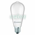 LED Classic Edison 40 Filament P 3.4W 827 Frosted E27, Surse de Lumina, Lampi LED Vintage Edison, Ledvance