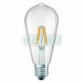 LED Classic Edison 40 Filament P 3.4W 827 Clear E27, Surse de Lumina, Lampi LED Vintage Edison, Ledvance