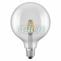 Led Classic Globe 125 40 Filament P 3.4W 827 Clear E27, Fényforrások, LED fényforrások, LED nagygömb izzók, Ledvance