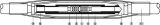 Manşon de medie tensiune contractabil la rece - 1x180-300mm2, 36kV HZSEK3-36 - Tracon, Materiale auxiliare, Materiale termocontractabile, Seturi de medie tensiune, Manşoane contractabile la rece pentru cablu monofilar, Tracon Electric