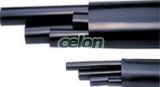 Set tuburi termo.,perete mediu,pt.cablu cu 4 cond.,cu adeziv 4×6mm2-4×25mm2, (4×12/3mm, l=100mm)+(1×40/12mm, L=500mm), Materiale si Echipamente Electrice, Materiale termocontractabile, Seturi de joasă tensiune, Seturi manşoane pentru cabluri neecranate, Tracon Electric