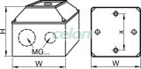 Întrerupător manual, ON-OFF, în carcasă 400V, 50Hz, 25A, 3P, 7,5kW, 48×48mm, 90°, IP44, Automatizari Industriale, Întrerupătoare separatoare, Separatoare, Tracon Electric