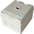 Selector, 0-1-2, în carcasă 400V, 50Hz, 63A, 2×3P, 18,5kW, 64×64mm, 60°, IP65, Alte Produse, Tracon Electric, Distribuţia energiei, Întrerupătoare manuale, Selectoare 0-1-2, Tracon Electric