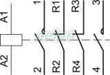 Contactor auxiliar 660V, 50Hz, 9A, 4kW, 230V AC, 2NO+2NC, Automatizari Industriale, Contactoare si Relee de protectie, Contactoare auxiliare, Tracon Electric