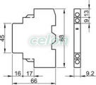 Indicator declanşare suprasarcină şi contact auxiliar 1×NO+1×NO, Automatizari Industriale, Contactoare si Relee de protectie, Accesorii contactoare, Tracon Electric