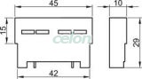 Contact auxiliar frontal 2×NO, Automatizari Industriale, Contactoare si Relee de protectie, Accesorii contactoare, Tracon Electric