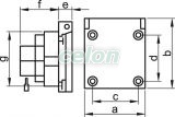 Priză încorporabilă, cu CP lateral, capac rotund 16A, 250V, 2P+E, IP44 (SCHUKO), Alte Produse, Tracon Electric, Materiale, aparataje, Tracon Electric