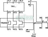 Releu termic de protecţie pentru contactor TR1F 690V, 0-400Hz, 23-32A, 1×NC+1×NO, Automatizari Industriale, Contactoare si Relee de protectie, Relee suprasarcina termica motor, Tracon Electric