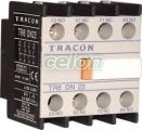 Homlokoldali segédérintkező TR1D/F és TR1E kontaktorokhoz 230V, 50Hz, 2A, 4×NC, Automatizálás és vezérlés, Védelmi relék és kontaktorok, Segédérintkezők, Tracon Electric