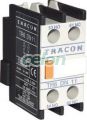 Homlokoldali segédérintkező TR1D/F és TR1E kontaktorokhoz 230V, 50Hz, 2A, 1×NC+1×NO, Automatizálás és vezérlés, Védelmi relék és kontaktorok, Segédérintkezők, Tracon Electric