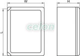 Cutie de distribuţie din material plastic H×W×D=400×300×165mm, IP65, IK10, 1000V AC/DC, RAL7035, Alte Produse, Tracon Electric, Tablouri, Tracon Electric