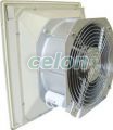 Szellőztető ventillátor szűrőbetéttel 250×250mm, 71/105 m3/h, 230V 50/60Hz, IP54, Egyéb termékek, Tracon Electric, Elosztódoboz, szekrény, Tracon Electric