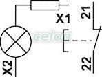 Világító nyomógomb, fémalap, előtét, piros, glim,izzó nélk. 1×NC, 3A/230V AC, 130V, IP42, Automatizálás és vezérlés, Müködtető- és jelzőkészülékek, Fém nyomógombok, kapcsolók, jelzőlámpák Ø22, Nyomógombok Ø22, Tracon Electric