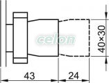 Kettős BE-KI nyomógomb, fémalap, zöld+piros jelzőfény kiálló 1×NC+1×NO, 3A/400V AC, IP42, Automatizálás és vezérlés, Müködtető- és jelzőkészülékek, Fém nyomógombok, kapcsolók, jelzőlámpák Ø22, Többfejű nyomógombok  Ø22, Tracon Electric