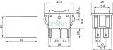 Întrerupător aparate,cu revenire,P-O, 2P, negru,(marcaj 0-I) 16(6)A, 250V AC, Alte Produse, Tracon Electric, Automatizări industriale, Întrerupătoare pentru aparate, Tracon Electric